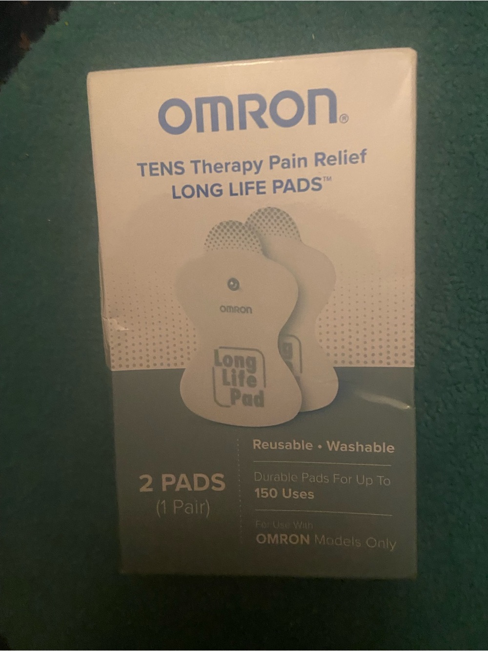 OMRON White Butterfly-Shaped TENS Electrode Pads